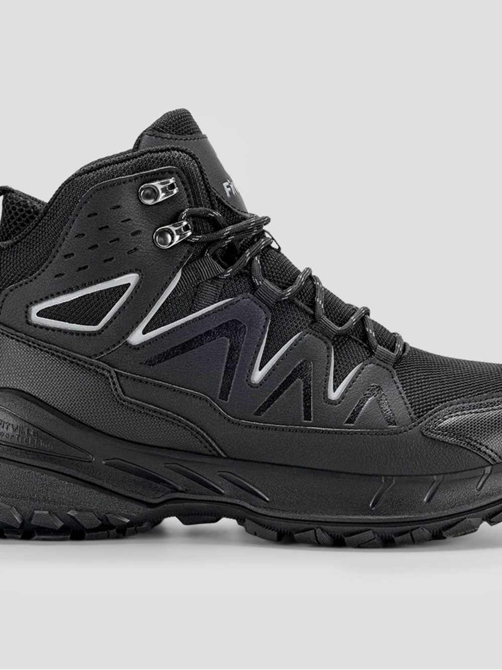 Fitville Men's Black Trail Performance Hiking Shoe